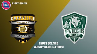 NHCA HS boys varsity soccer v Cassville 10 3 24