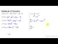 calculus ab bc – 3.6 calculating higher order derivatives