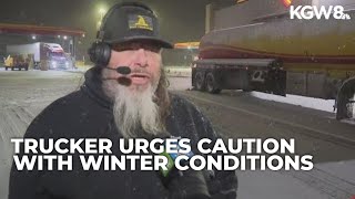 Truck drivers wary of I-84 road conditions following massive pileup