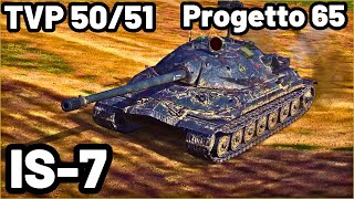 IS-7, TVP 50/51 & Progetto 65 | WOT Blitz Pro Replays