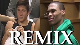 Russel Westbrook reacts to Grayson Allen Tripping REMIX \