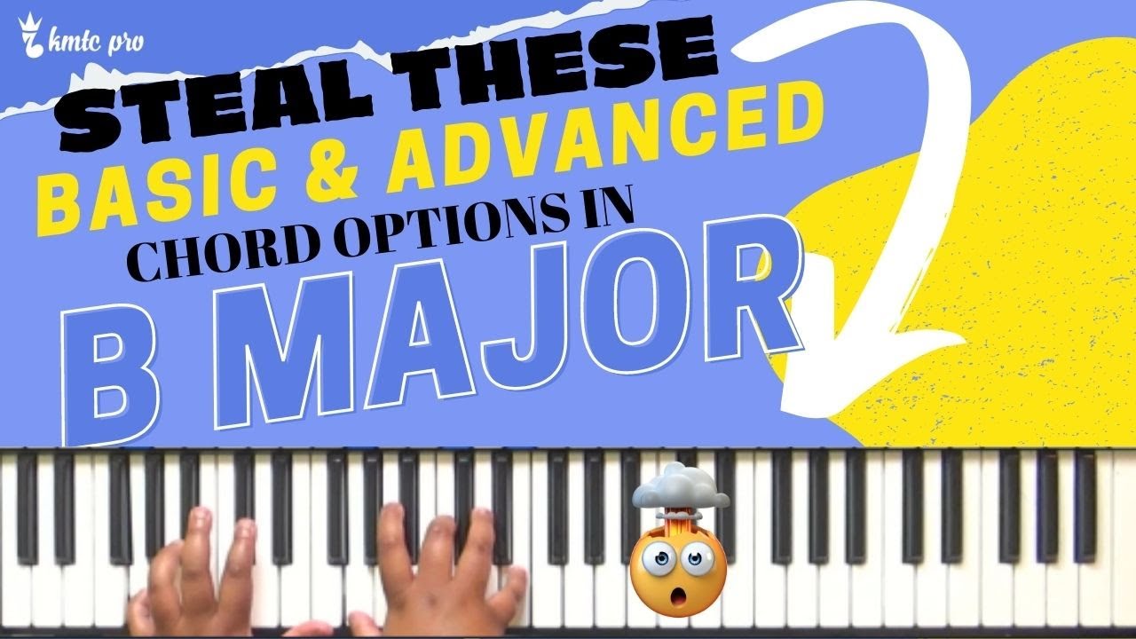 Basic And Advanced Gospel Chords | B Major | Gospel Piano | Phat Chords ...