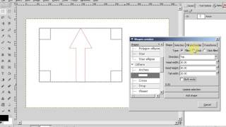Gimp python plugin: Shape creator 8