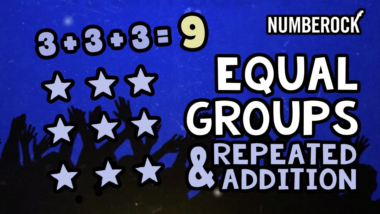 Equal Groups Multiplication Song Repeated Addition Using Arrays Youtube