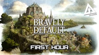 Bravely Default Gameplay - First Hour Walkthrough | Bravely Default Gameplay Part 1