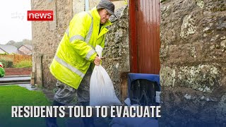 Storm Babet: Residents in Brechin, in east Scotland, ordered to evacuate as rain intensifies