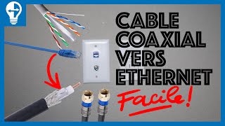 Convertissez Facilement Un Câble Coaxial En Ethernet, GRANDE VITESSE 🚀