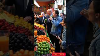 Trump, Putin and Elon Musk are fruit shop and drinking juice #ai #technology #putin #trump #shorts