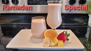 Cocktail Milke Shake Recipe| Ramadan Special|@Pakistani Traditional Khane