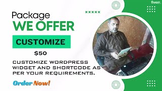 I will fix, customize and create widget and shortcode for WordPress
