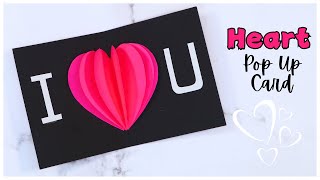 Easy Pop Up Card Tutorial | Valentine's Day DIY