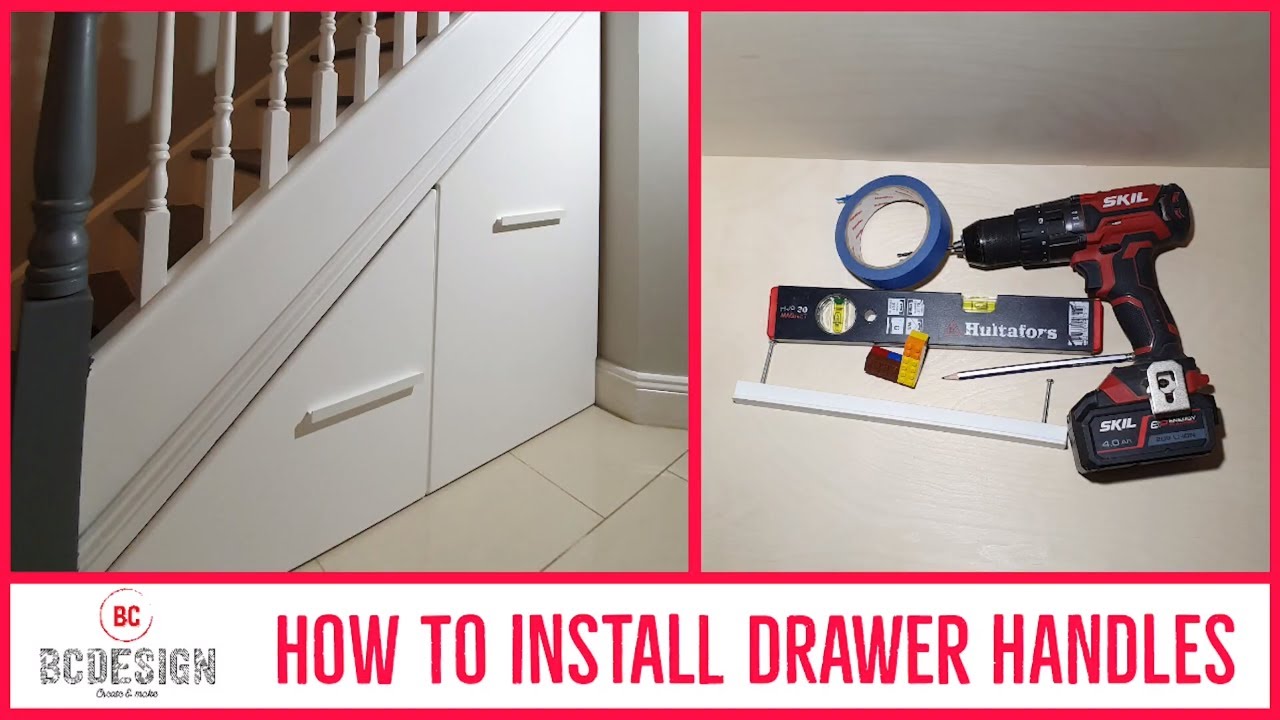 How To Install Cabinet Pulls Youtube