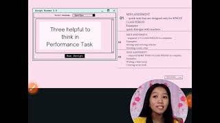 Designing Performance Task (BEED16)
