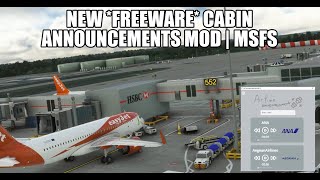 New *FREE* Cabin Announcement Tool for MSFS | Airline Announcements