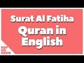 Surat Al-Fatiha - The Opening ✔️ || IN ENGLISH || 2017 || Repurdeen