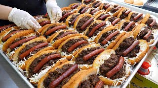 봉사 정신으로 판매하는? 2500원 미친 퀄리티 고로케! 불고기 핫도그 고로케 / Amazing fried hot dog Master / korena street food