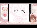 02【雑談 お絵描き配信】rtしたvtuberさんを描く。線画編【区宇 vtuber イラストメイキング】