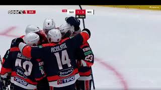 Kaspars Daugaviņš Goal vs HC Slovan Bratislava 15.09.2023 | Tipos Extraliga