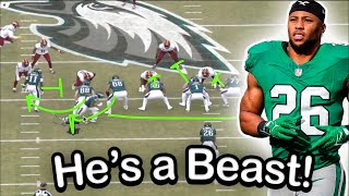 Film Study: Why Saquon Barkley is The Best Running Back in The League