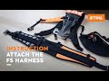 STIHL ADVANCE X-Flex | Attach the FS harness | Tutorial