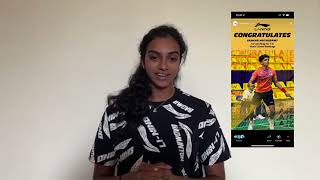 PV SINDHU about sankar muthuswamy