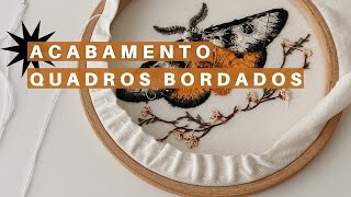 TUTORIAL | como fazer um acabamento para os seus quadros bordados | hey, avessa! @heyavessa