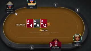 How to play or not to play a flush draw in poker, a funny replay!