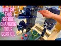 How to Change Boat Outboard Motor Gear Oil (Suzuki 15hp DF)