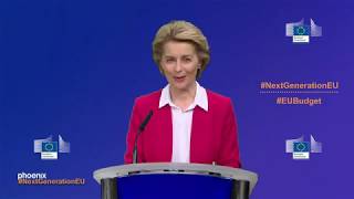 Ursula von der Leyen zum EU-Programm zur wirtschaftlichen Erholung