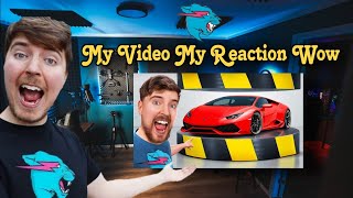 Mrbeast || Hydraulic Press Vs Lamborghini || My Reaction Video Jimmi & Mrbeast 🔥😱