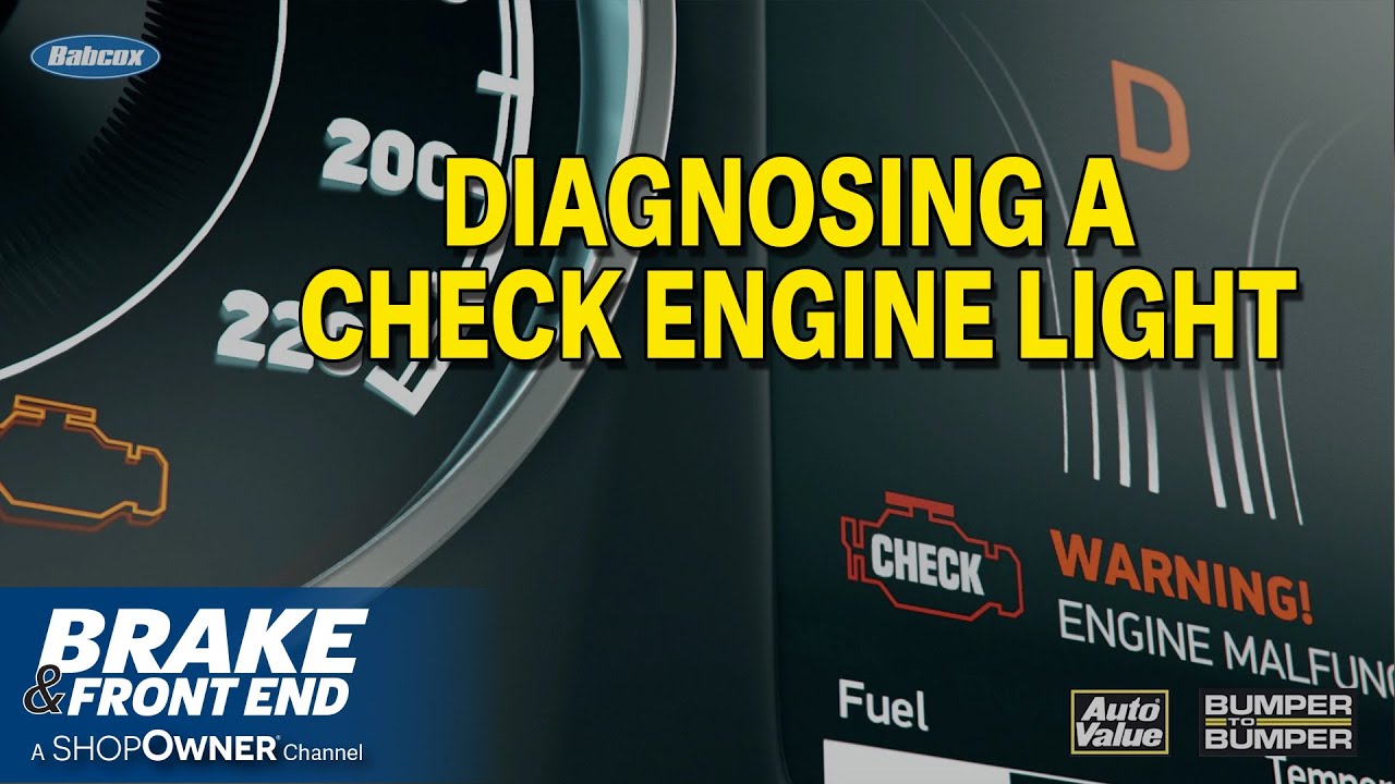 Diagnosing A Check Engine Light - YouTube