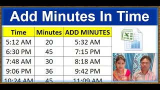 add minutes in time excel | time function in excel in hindi | EXCEL