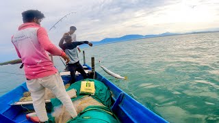 Boat fishing in Koderi / Bhatkal -  Big Fish missed  , Unlucky day but Good fishing #fishing