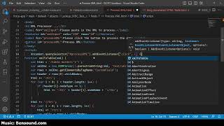 Bing Bot generates JavaScript function to Process Salesforce Field XML