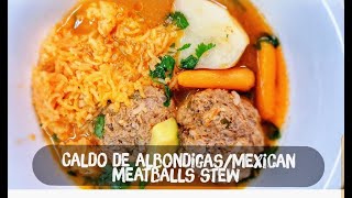 Best Mexican meatballs stew/ mejor caldo de albondigas!