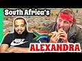 AMERICAN REACTS TO Street Food in South Africa’s Most Dangerous Slum!! Alexandra Township!! 🇿🇦