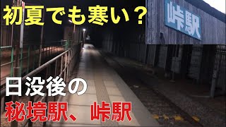 【秘境駅】日没後の峠駅に行くとこうなる