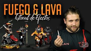 Como Pintar Fuego y Lava - Pintura de Miniaturas (Tutorial Básico)