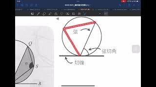 S5-Ch11-09-圓的基本性質(二)-交錯弓形的圓周角、弦切角、切線、弦