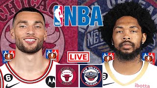 Chicago Bulls vs New Orleans Pelicans | NBA Live Scoreboard 2022 | Jimby Sports