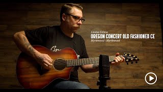 Breedlove Oregon Concert Old Fashioned CE Myrtlewood LTD Acoustic Guitar Demo