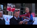 Free Tarek & John Rally At Egyptian Consulate In Montreal