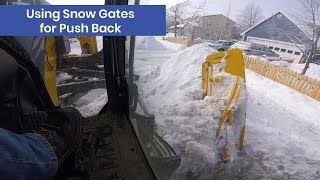 Snow Pushback and Snow Gate Operations