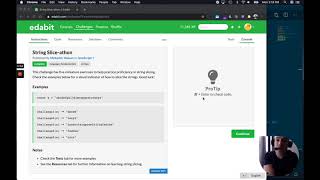 Javascript Coding Challenge - Edabit - String Slice-athon