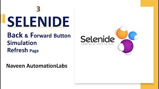 #3 - Selenide - Back & Forward ButtonSimulation| Refresh Page
