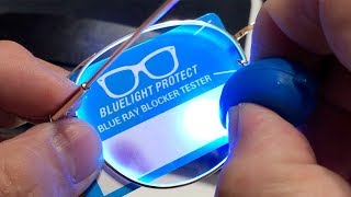 Testing Blue Light Blocking Eyeglasses