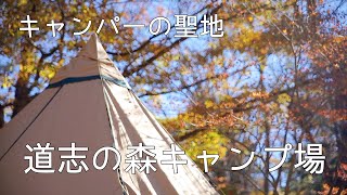 【夫婦キャンプ】紅葉が綺麗すぎた秋の道志の森キャンプ場