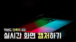 ⌨ 키보드 단축키 강의 #3 「실시간 화면 캡처하기」 Win + Shift + S