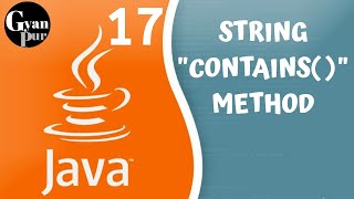 String contains Method in Java | Java tutorial for beginners