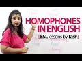 Homophones in English. - Free spoken English and English Grammar lessons.